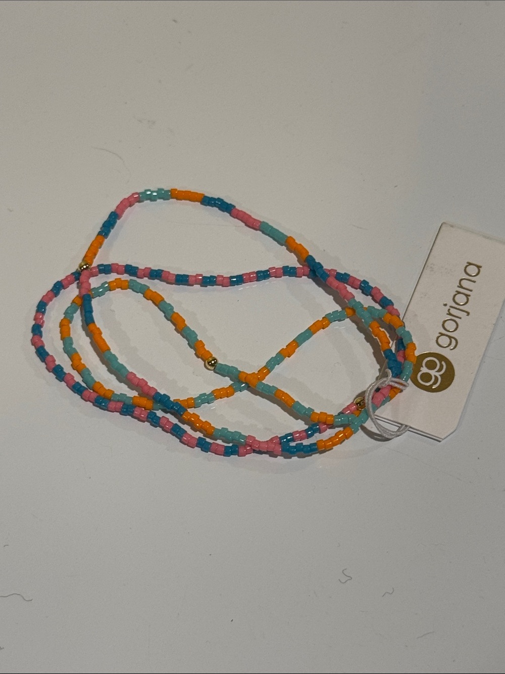 NWT gorjana set of 3 stripe bracelets ( Miami)